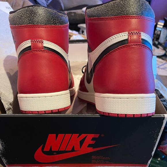 Red white and black Lost and Found retro Jordans one’s - Picture 2 of 4